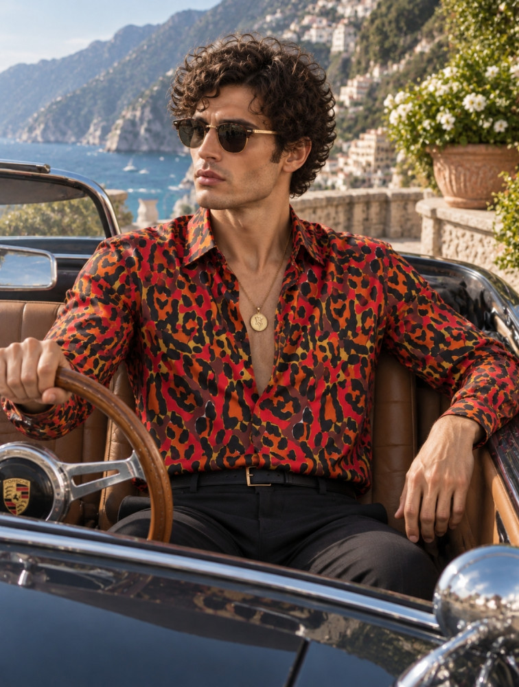 Image of Sable Animal Printed Shirt
