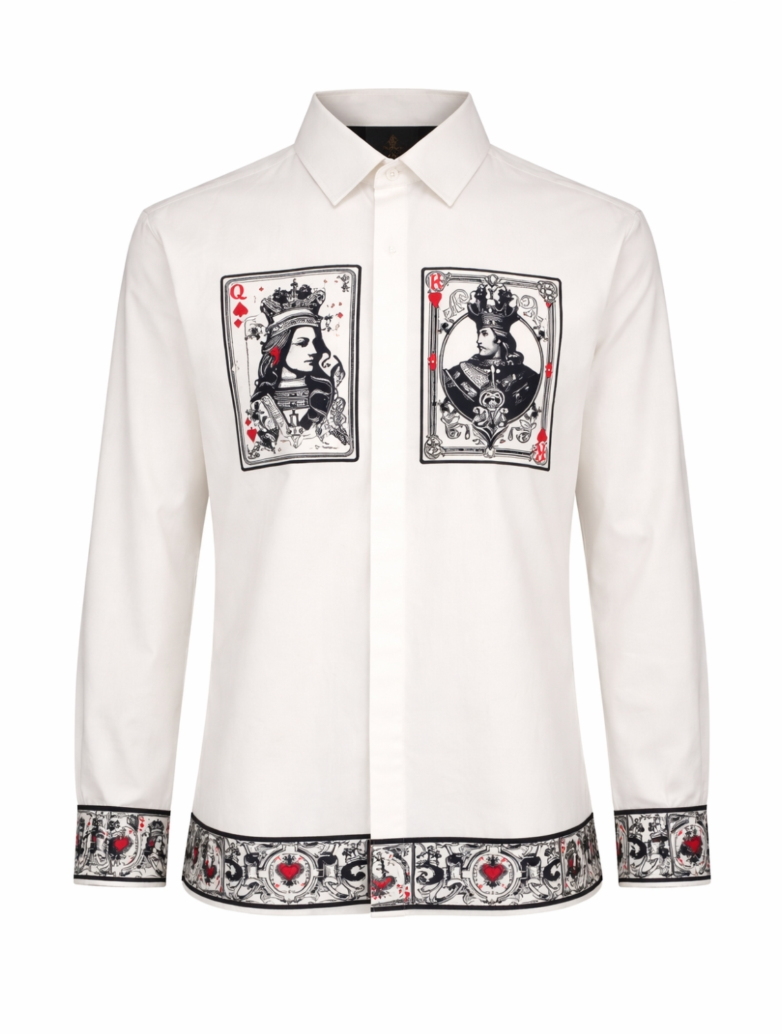 Taash Black Printed Shirt