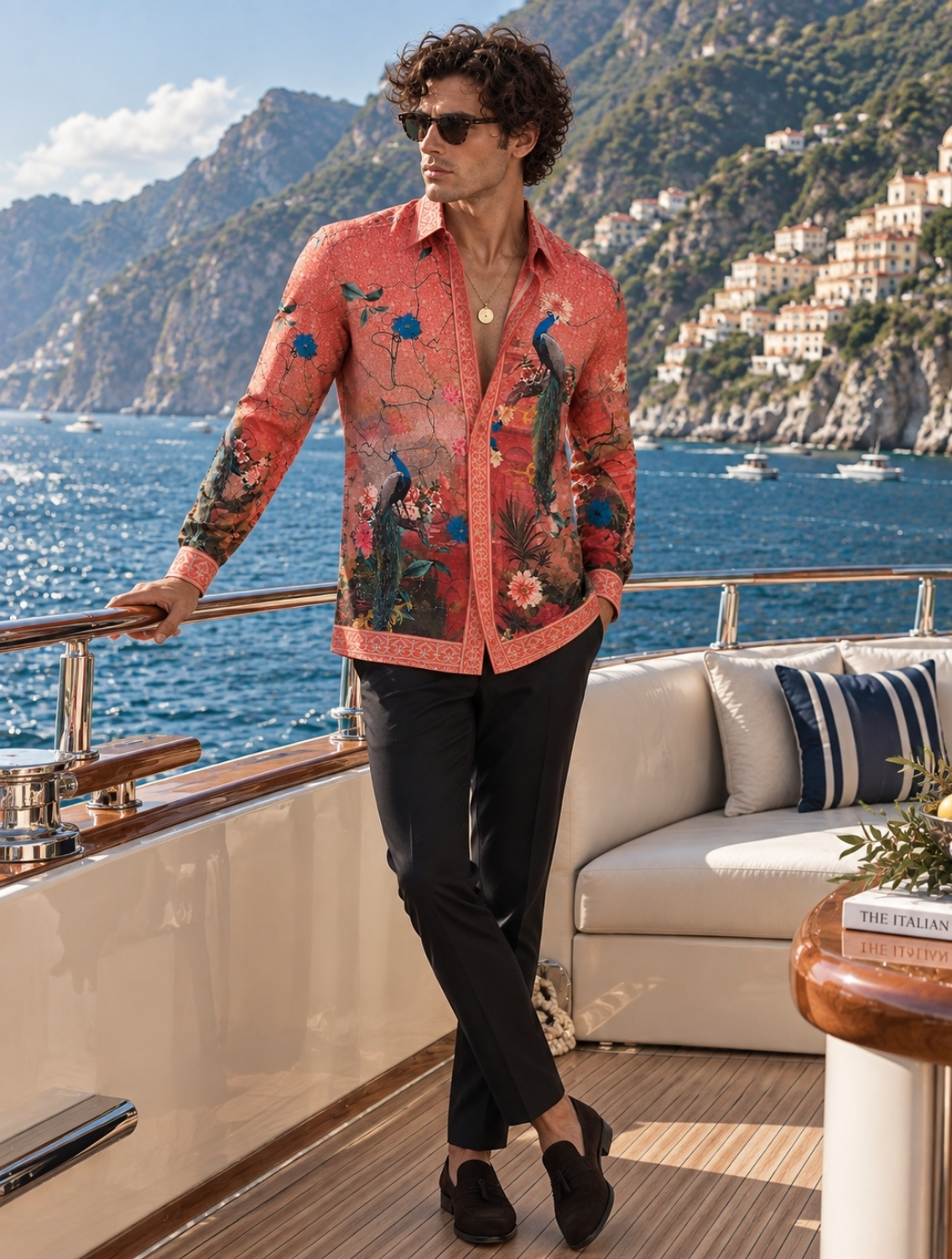 Riyaz Red Printed Shirt