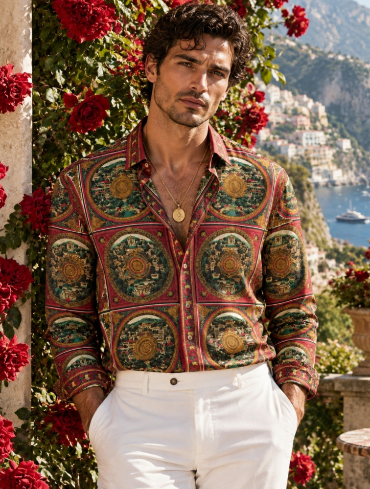 Image of Dome Signature Printed Shirt