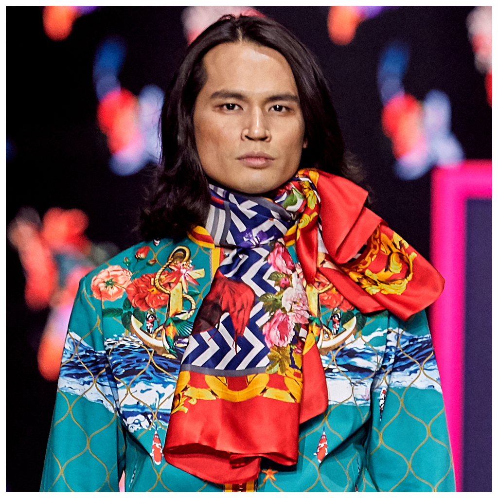 Aquesthetic Silk Scarf