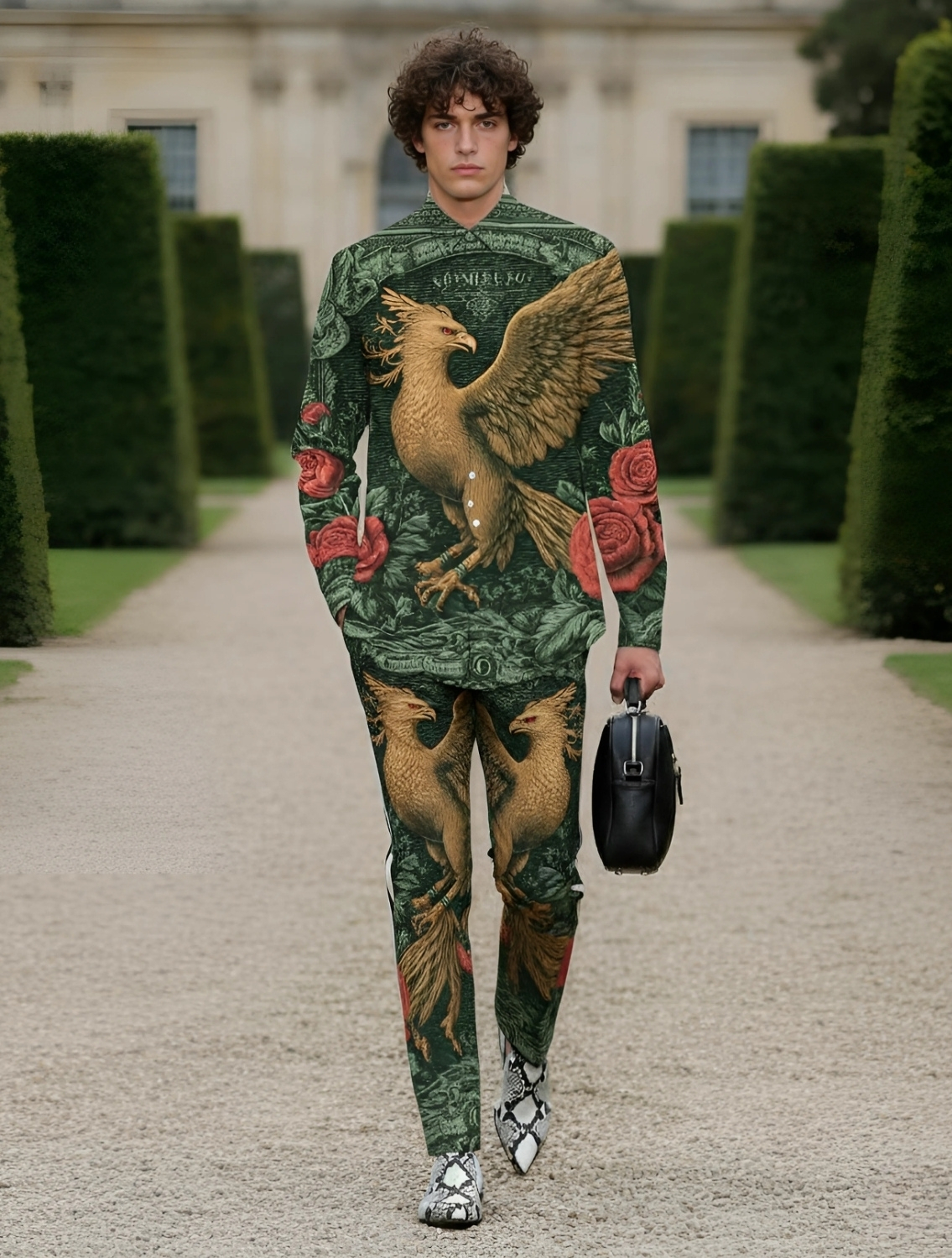 Rising Phoenix Printed Coord Set