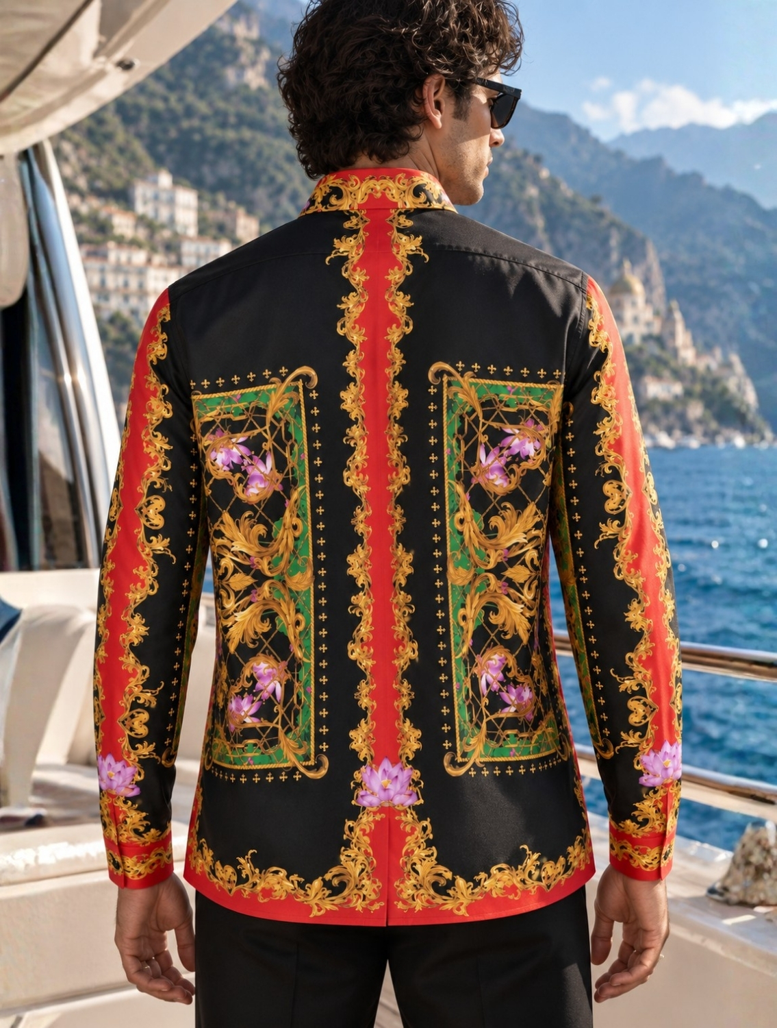 Zenon Baroque Printed Shirt