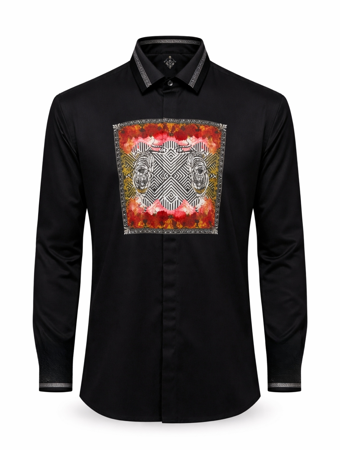 Dual Tiger Centre Print Shirt