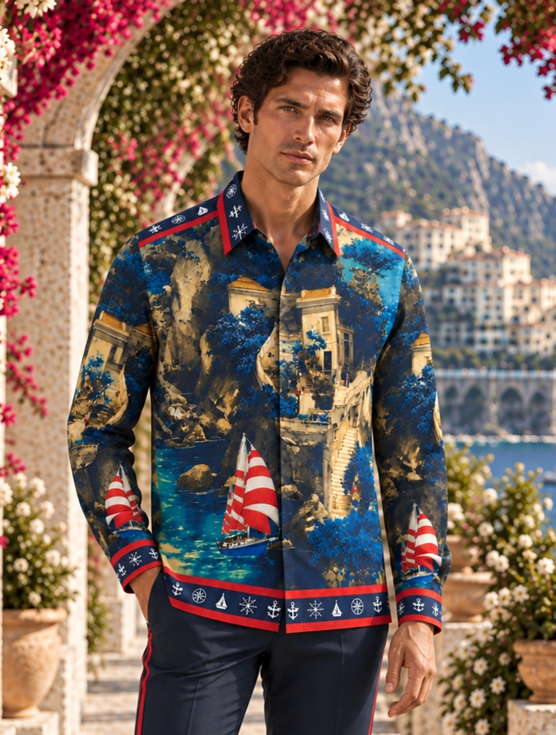 Braxton Engineered Printed Shirt
