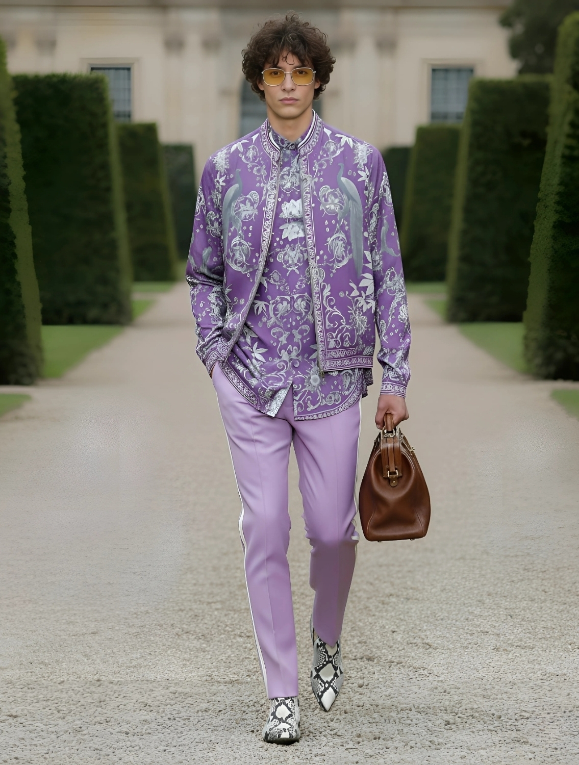 Vulking Printed Bomber Jacket