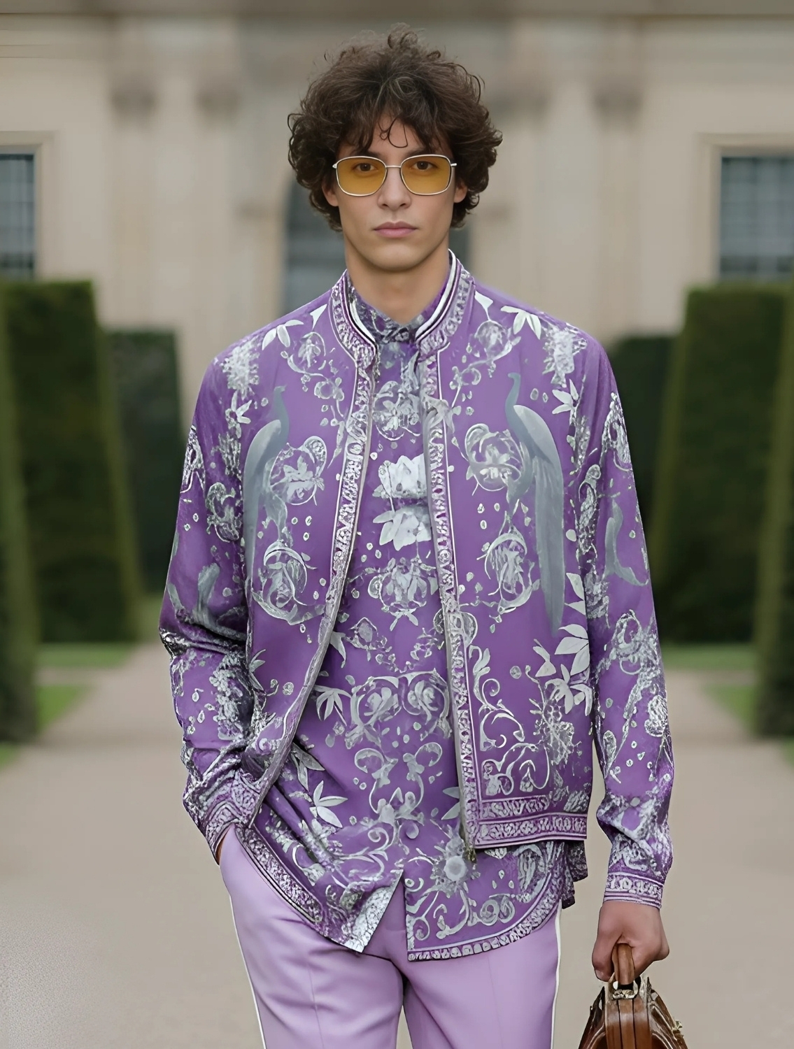 Vulking Printed Bomber Jacket