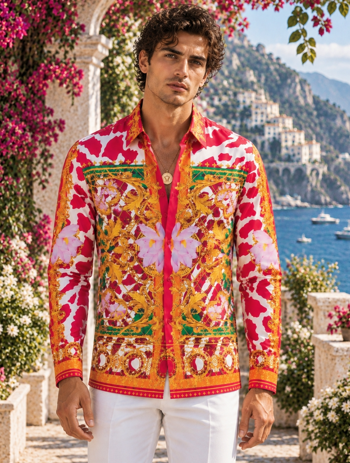 Theodore Engineered Printed Shirt
