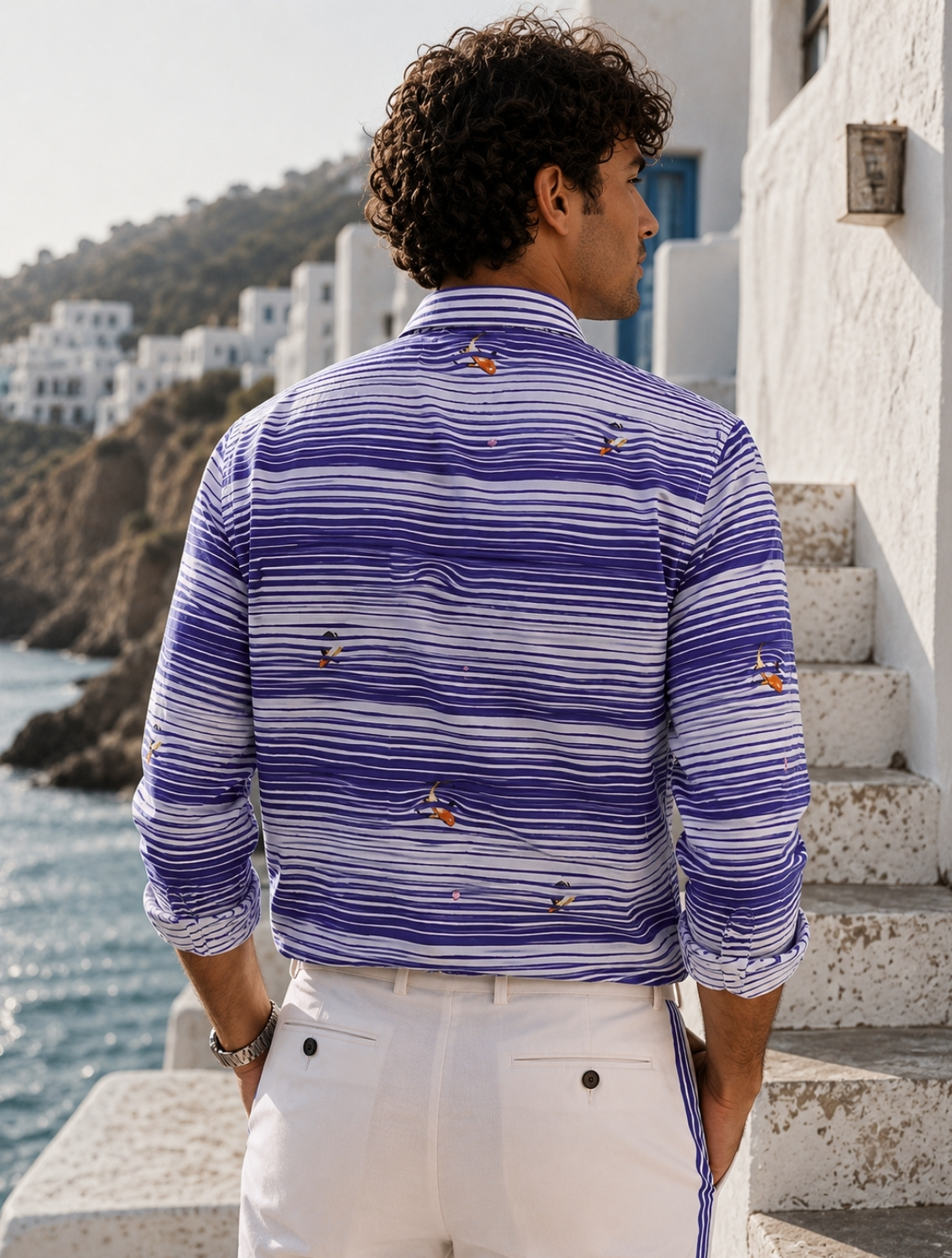Dashun Striper Printed Shirt