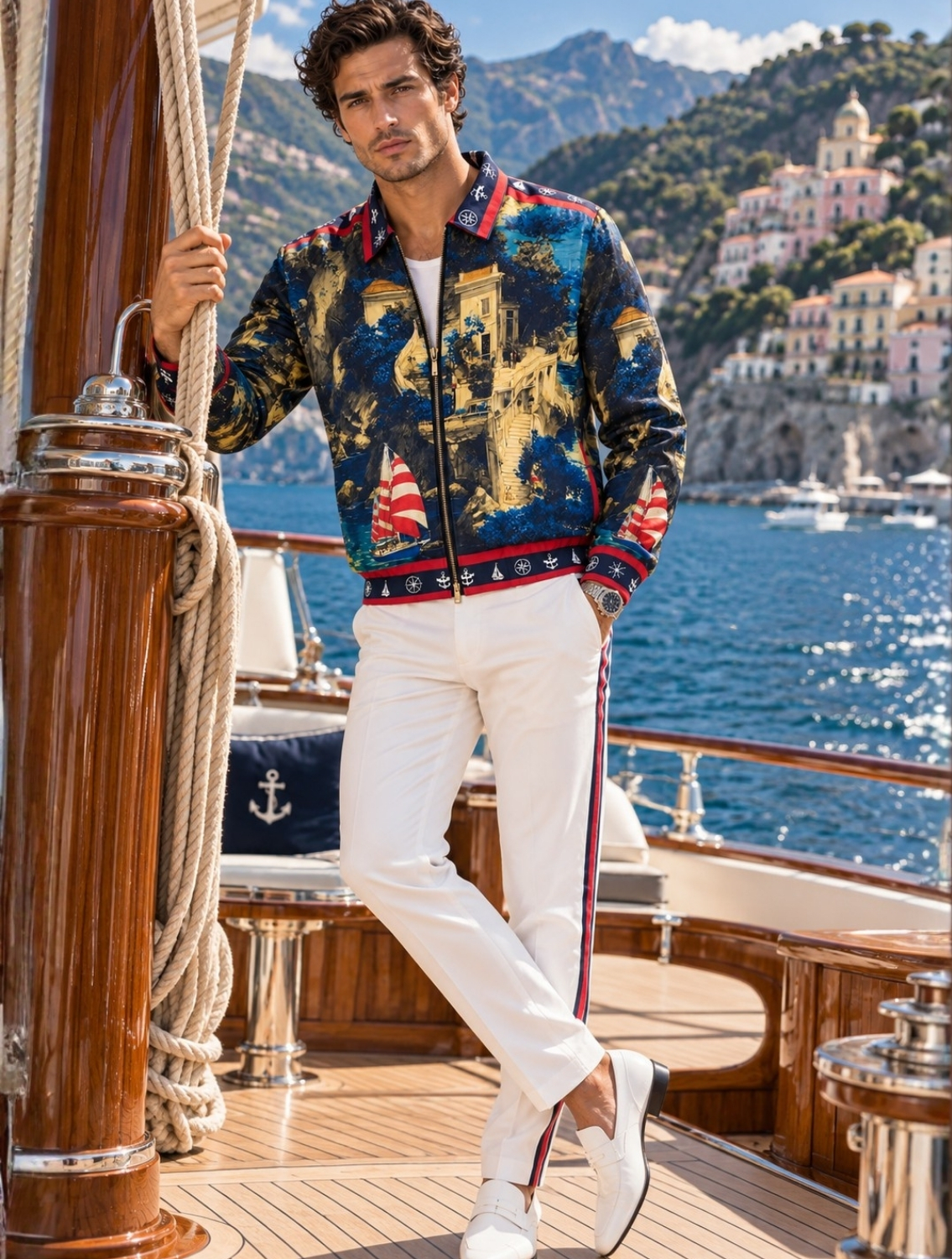 Journey Nautical Bomber Jacket