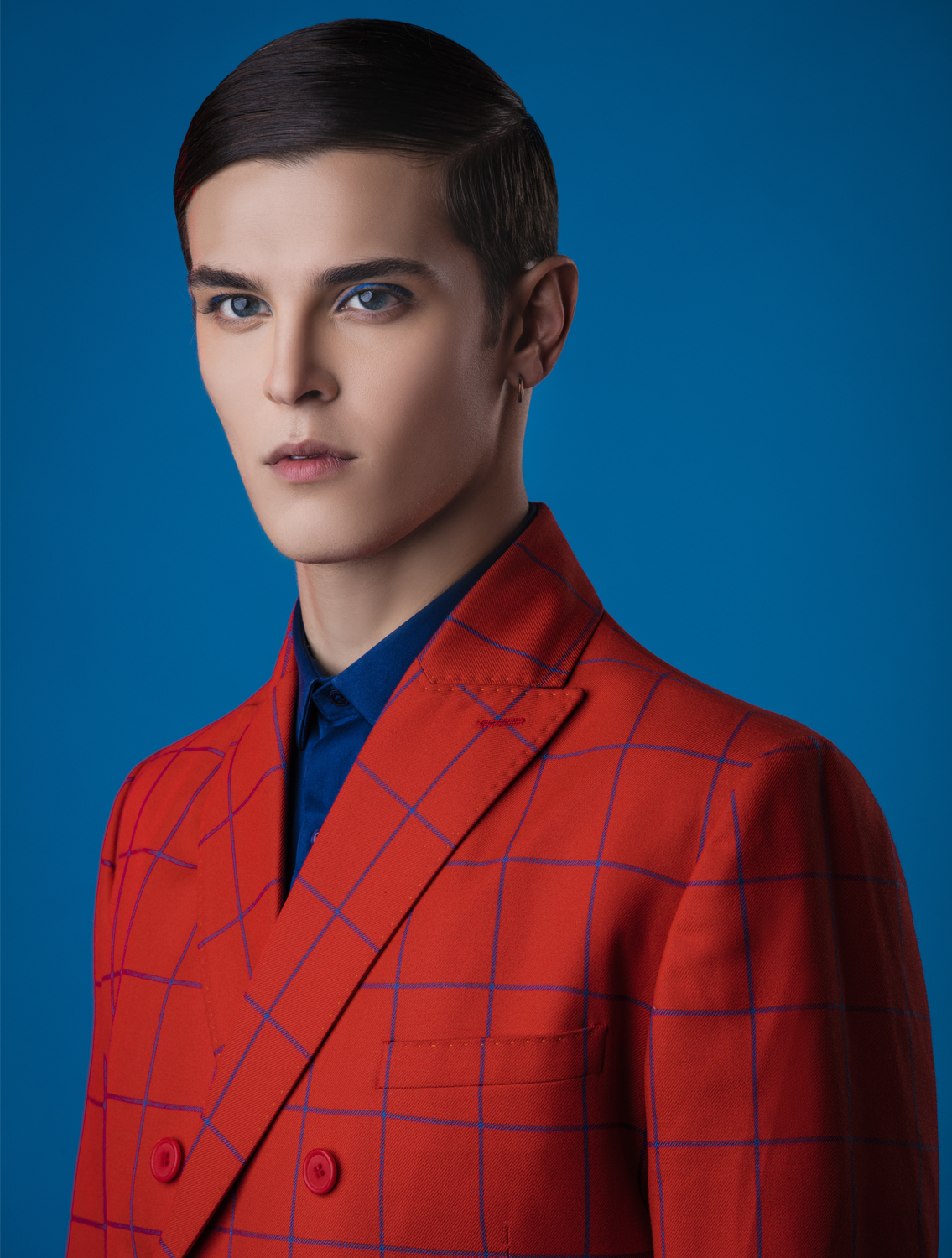 Red Chequered Suit