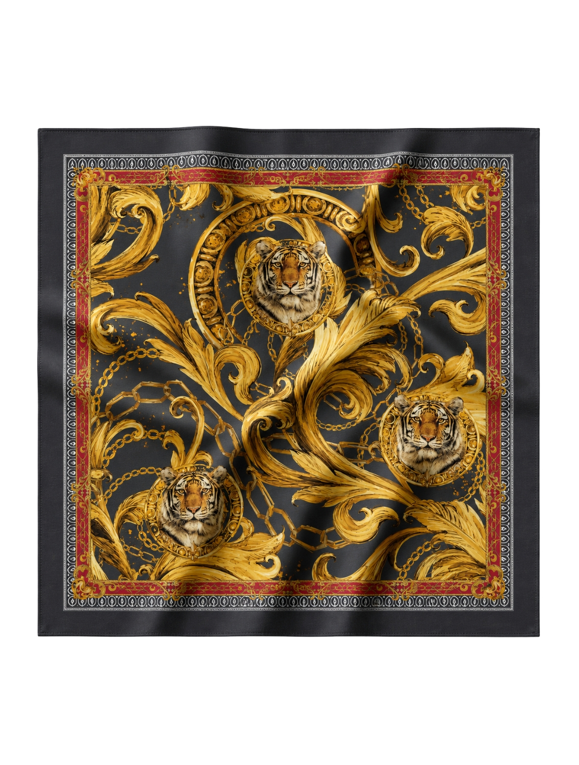 Baroque Tiger Pocketsquare