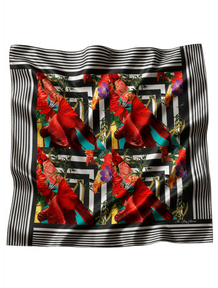 Image of Ninja Printed Scarf