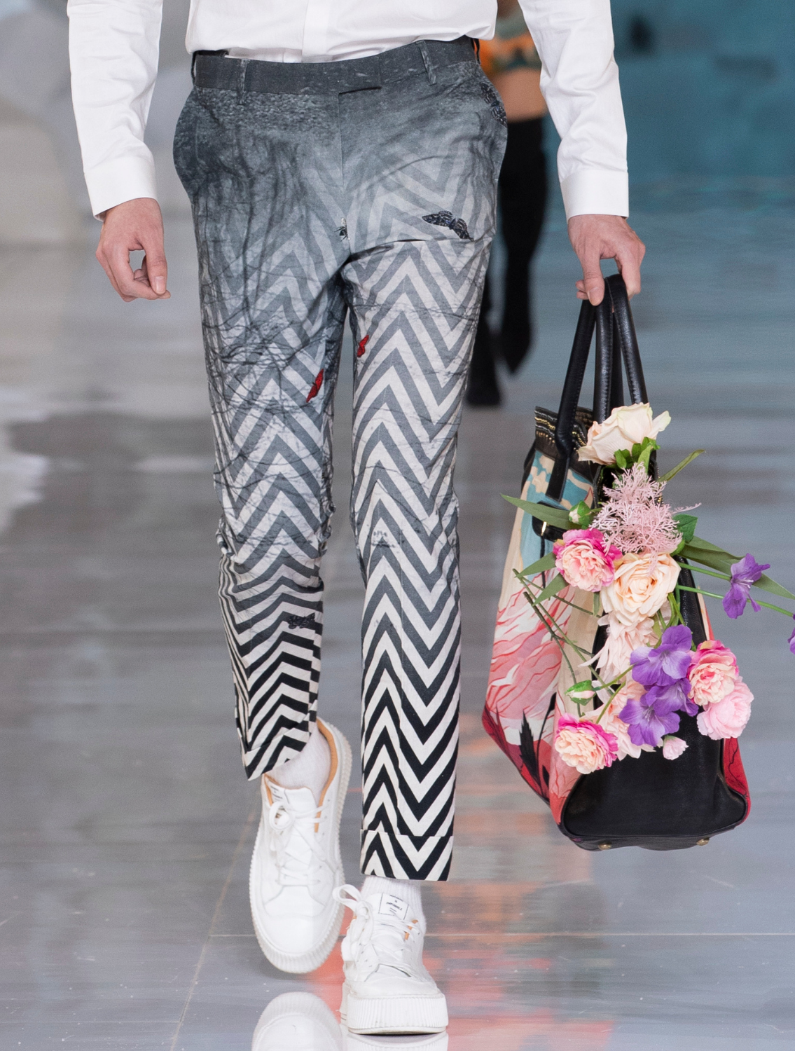 Zigzag Printed Pants