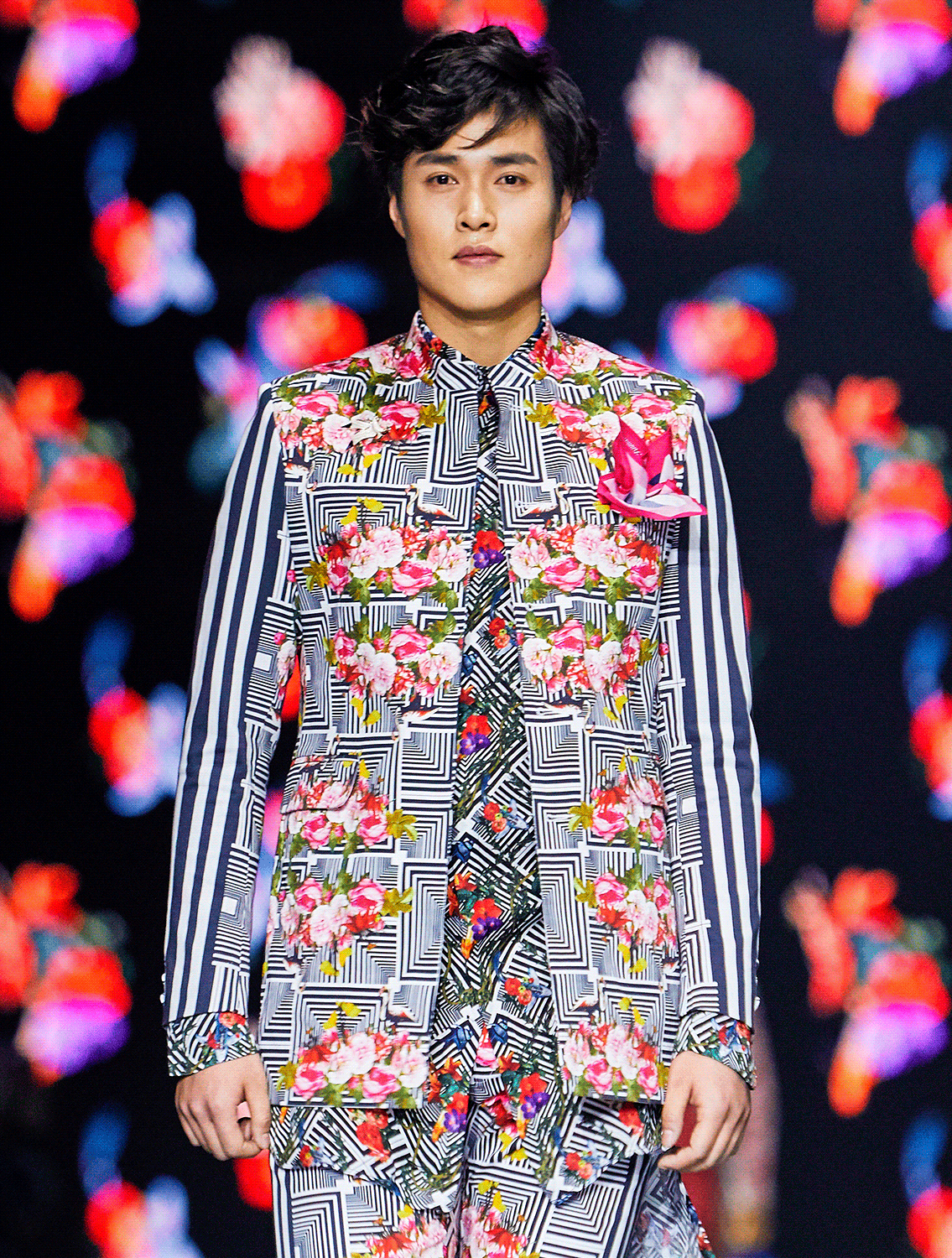 Drake Florogeometric Bandhgala Jacket