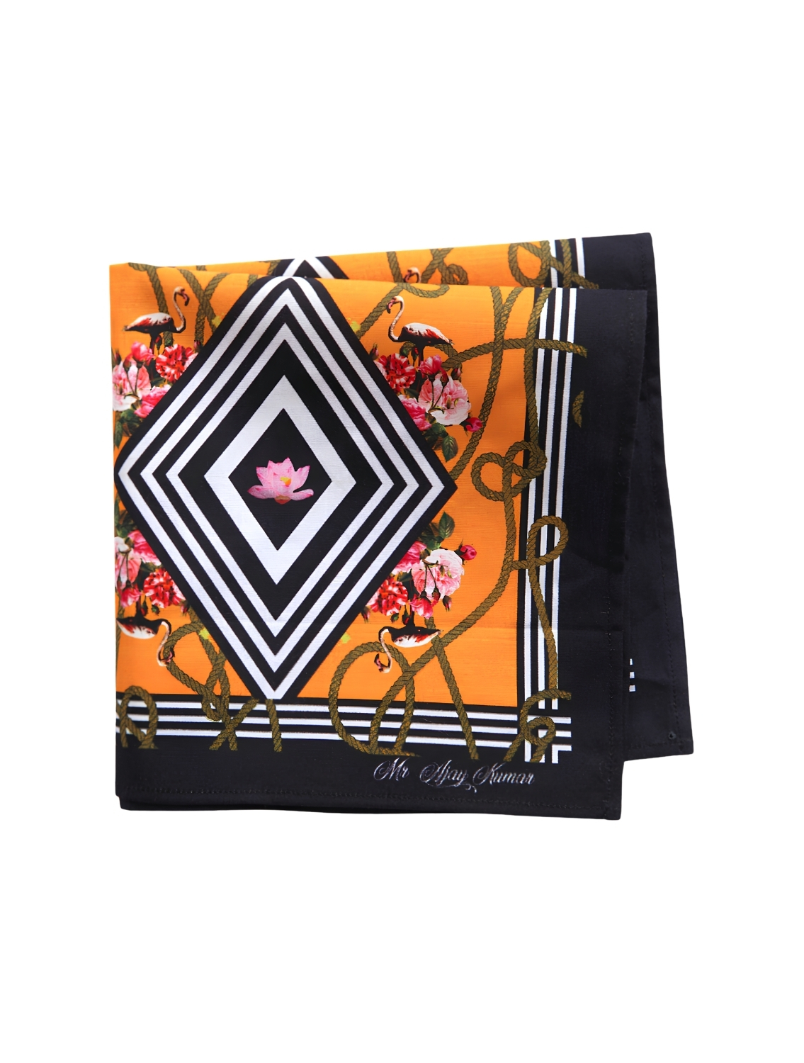 Yellow Diamond Pocketsquare