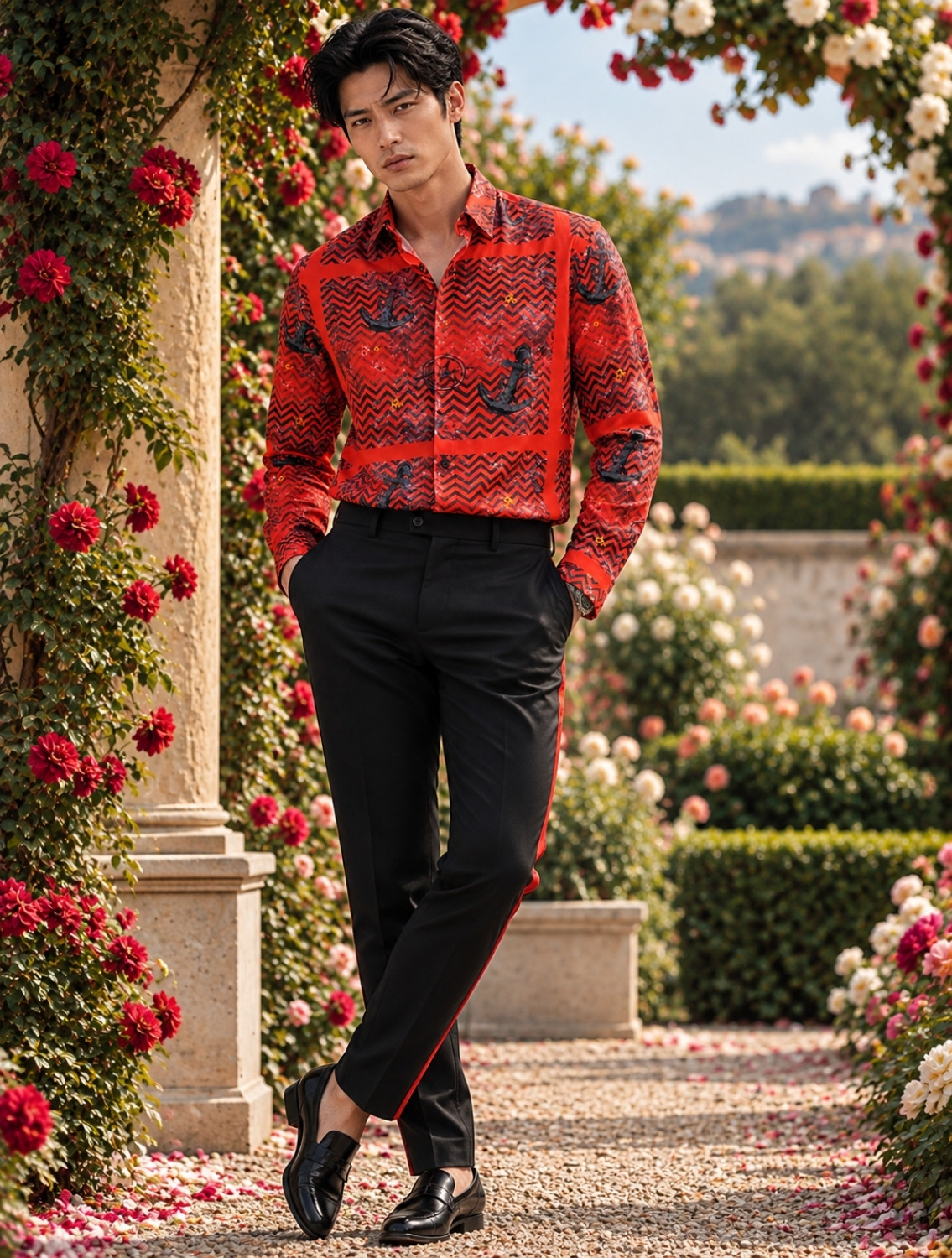 Oberoi All-Over Printed Shirt