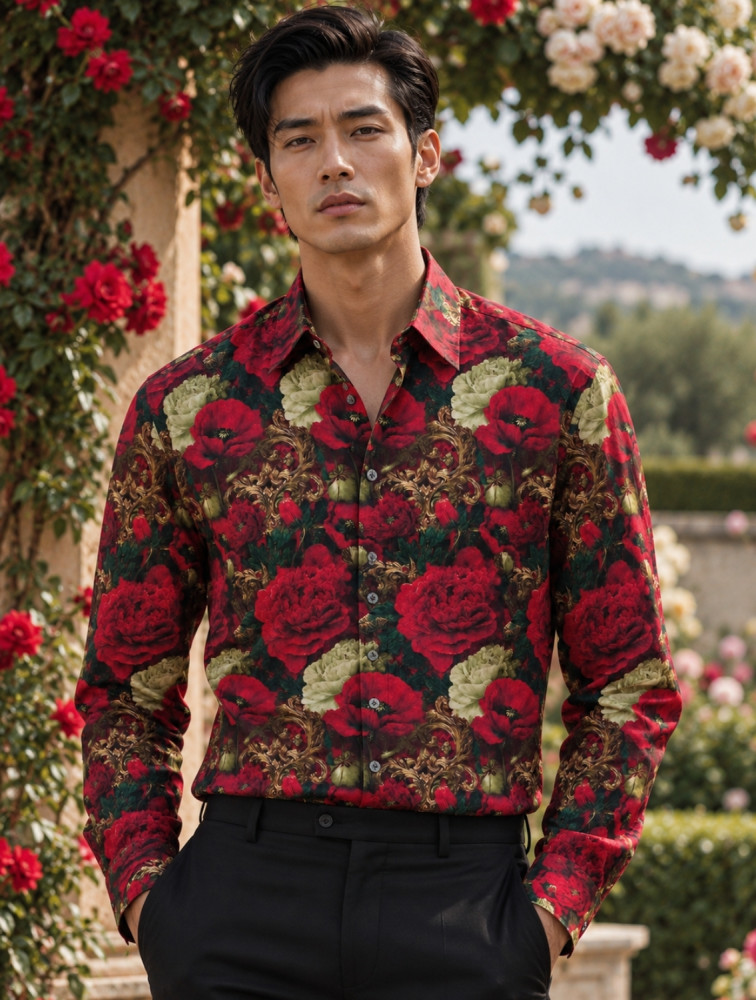Image of Malhari Signature Printed Shirt