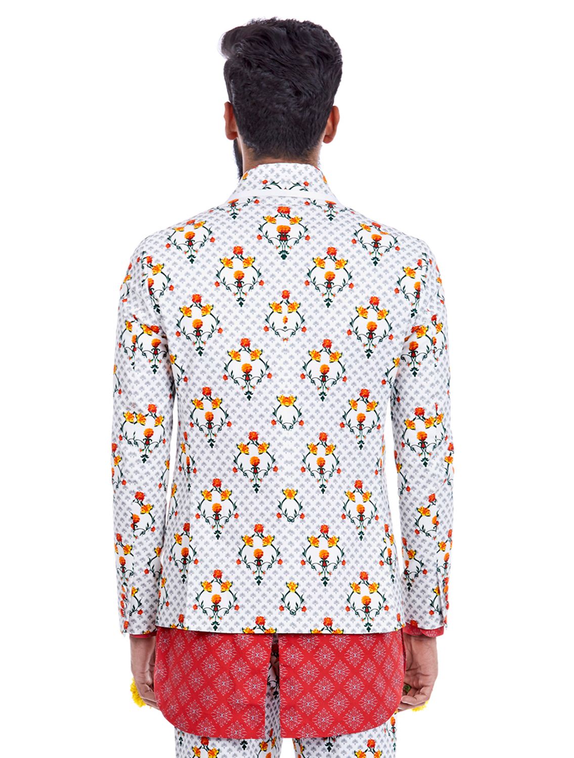 Double breasted jacket in Ustaad print