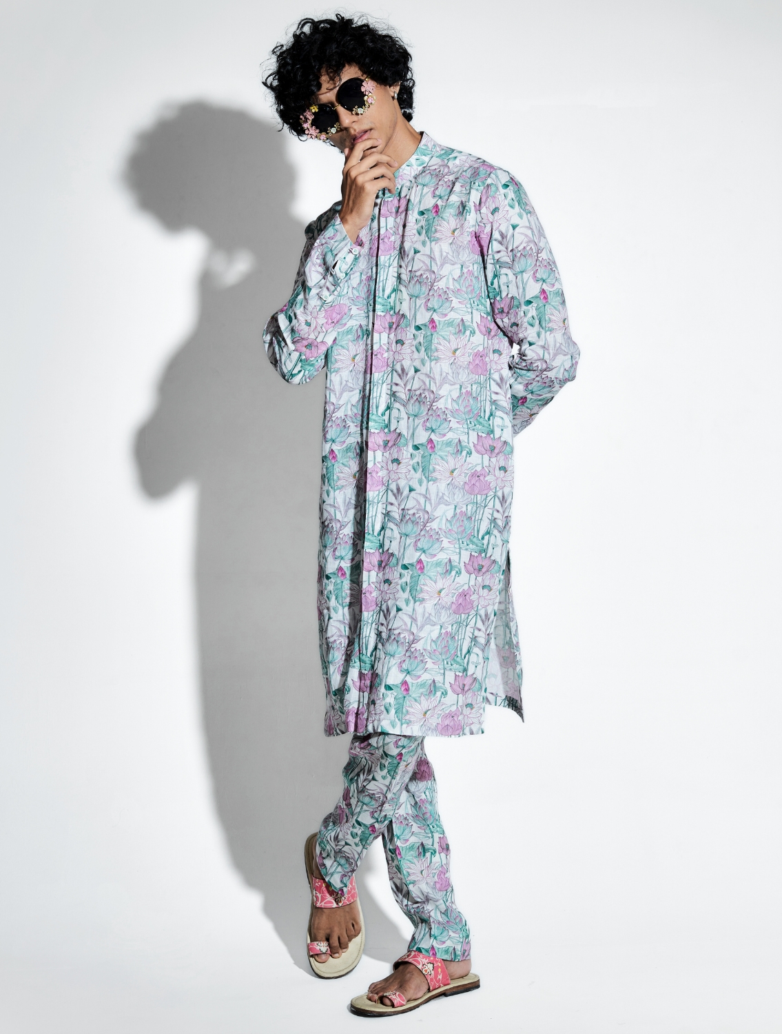 Kunala Printed Linen Coord Set