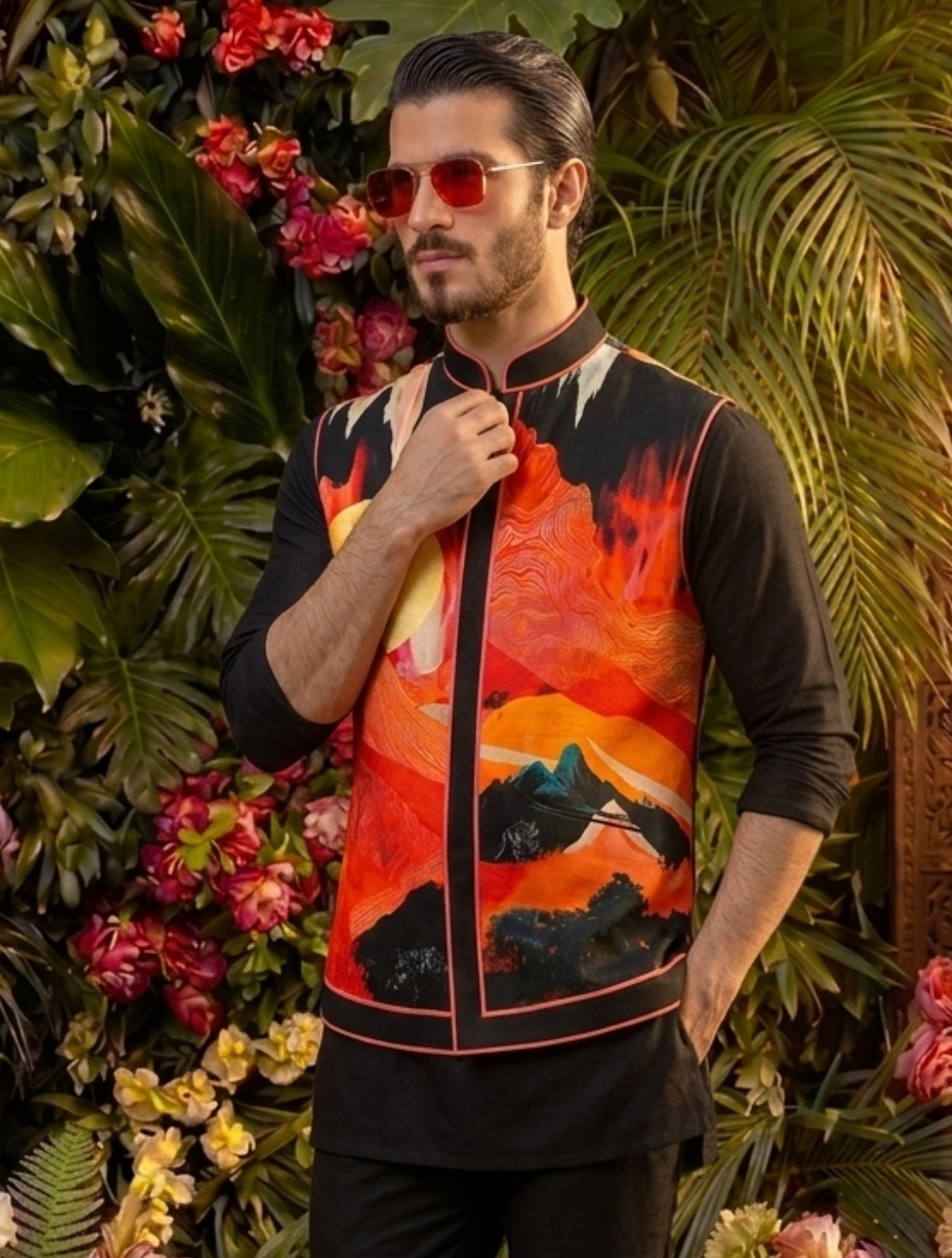 Panjal Printed Waistcoat