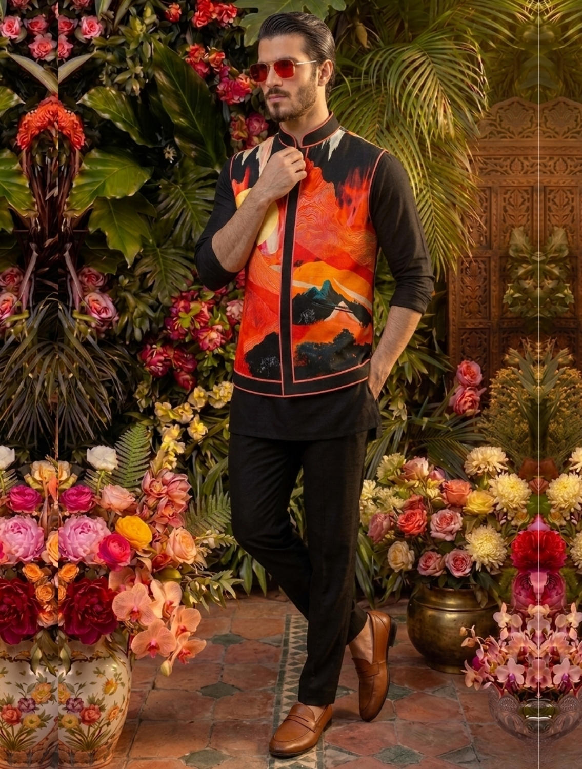 Panjal Printed Waistcoat