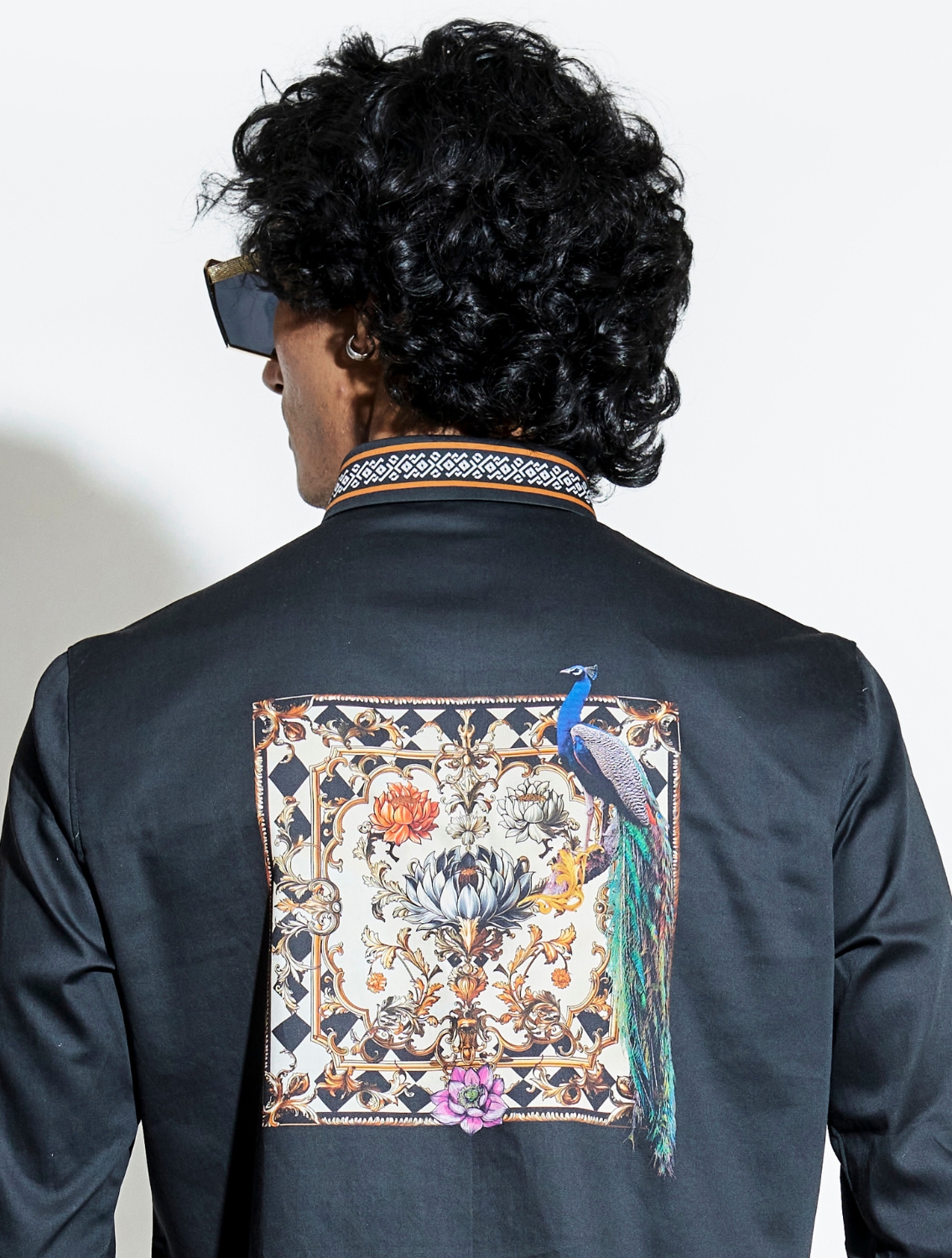 Lion Taash Black Shirt