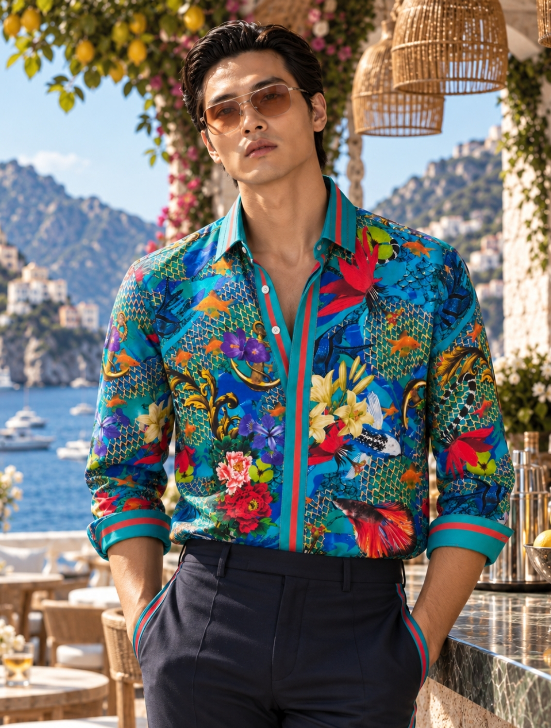 Aquaman Printed Shirt
