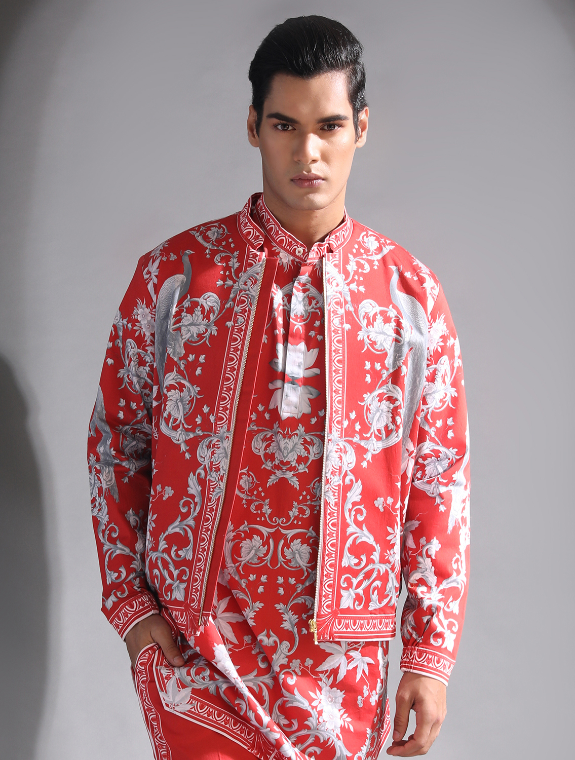 Klingon Printed Bomber Jacket