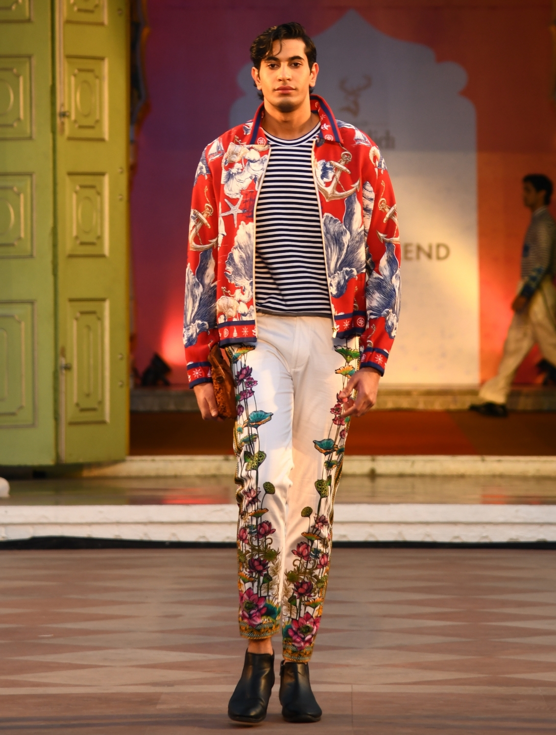 Oceanic Printed Bomber Jacket