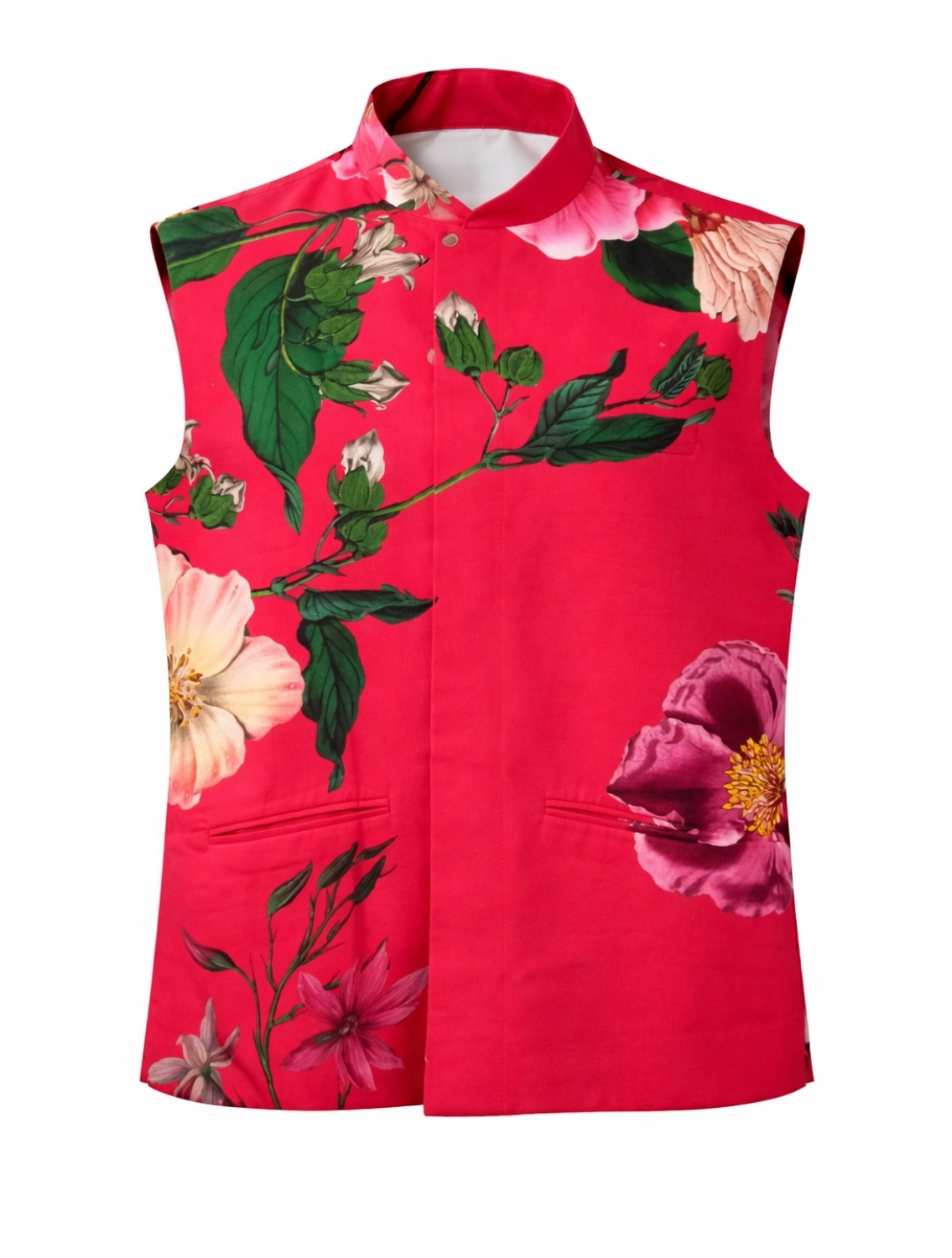 Dali Printed Floral Waistcoat