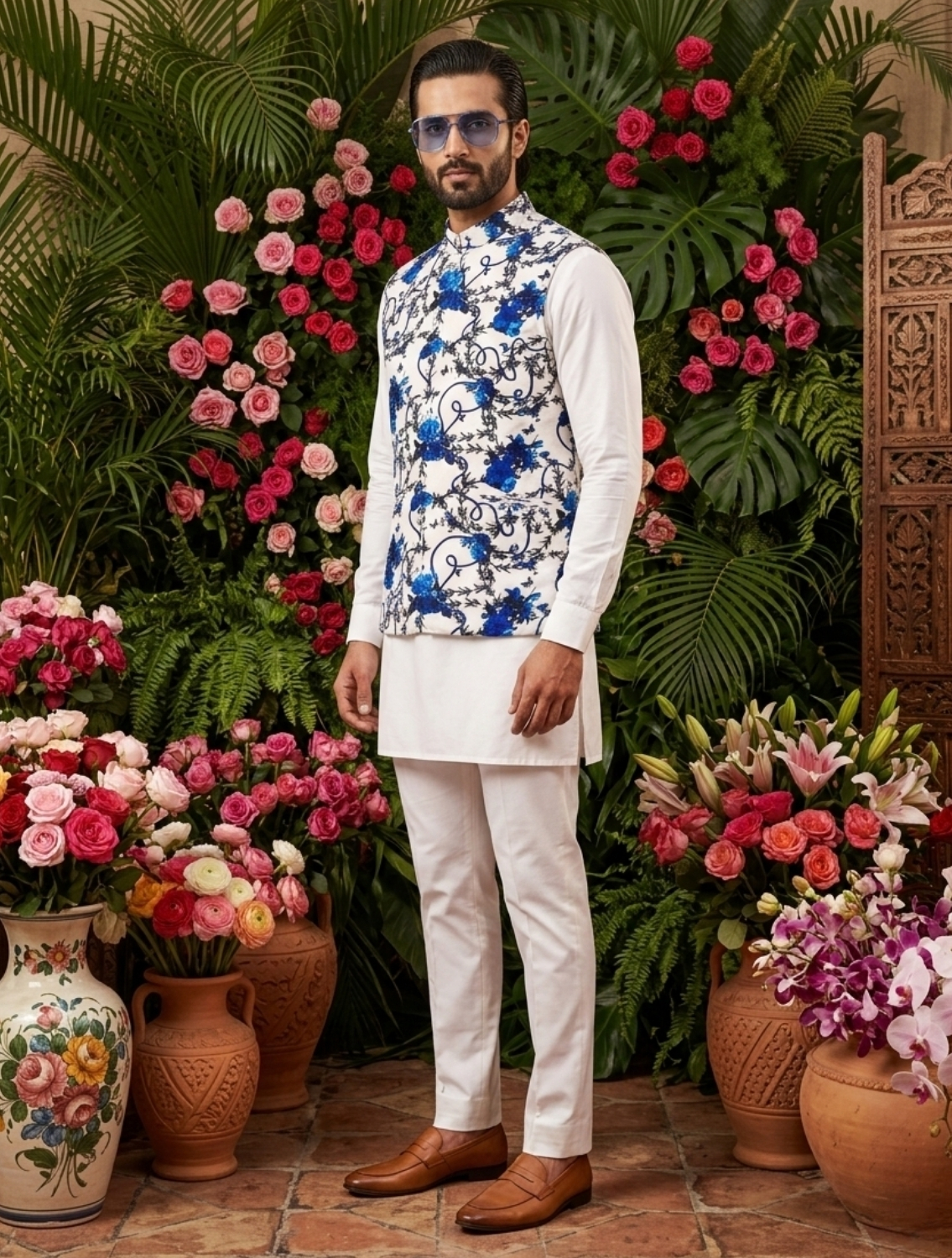 Council Luxe Cotton Waistcoat