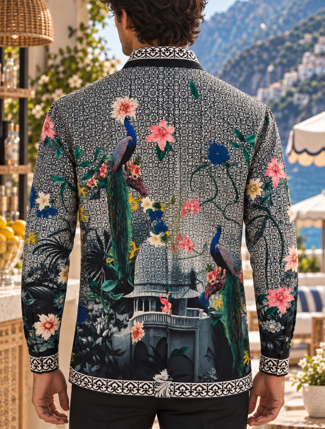 Riyaz Black Printed Shirt