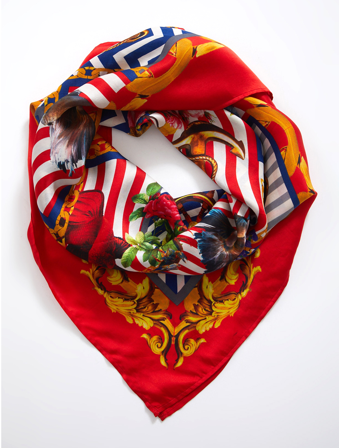 Aquesthetic Silk Scarf