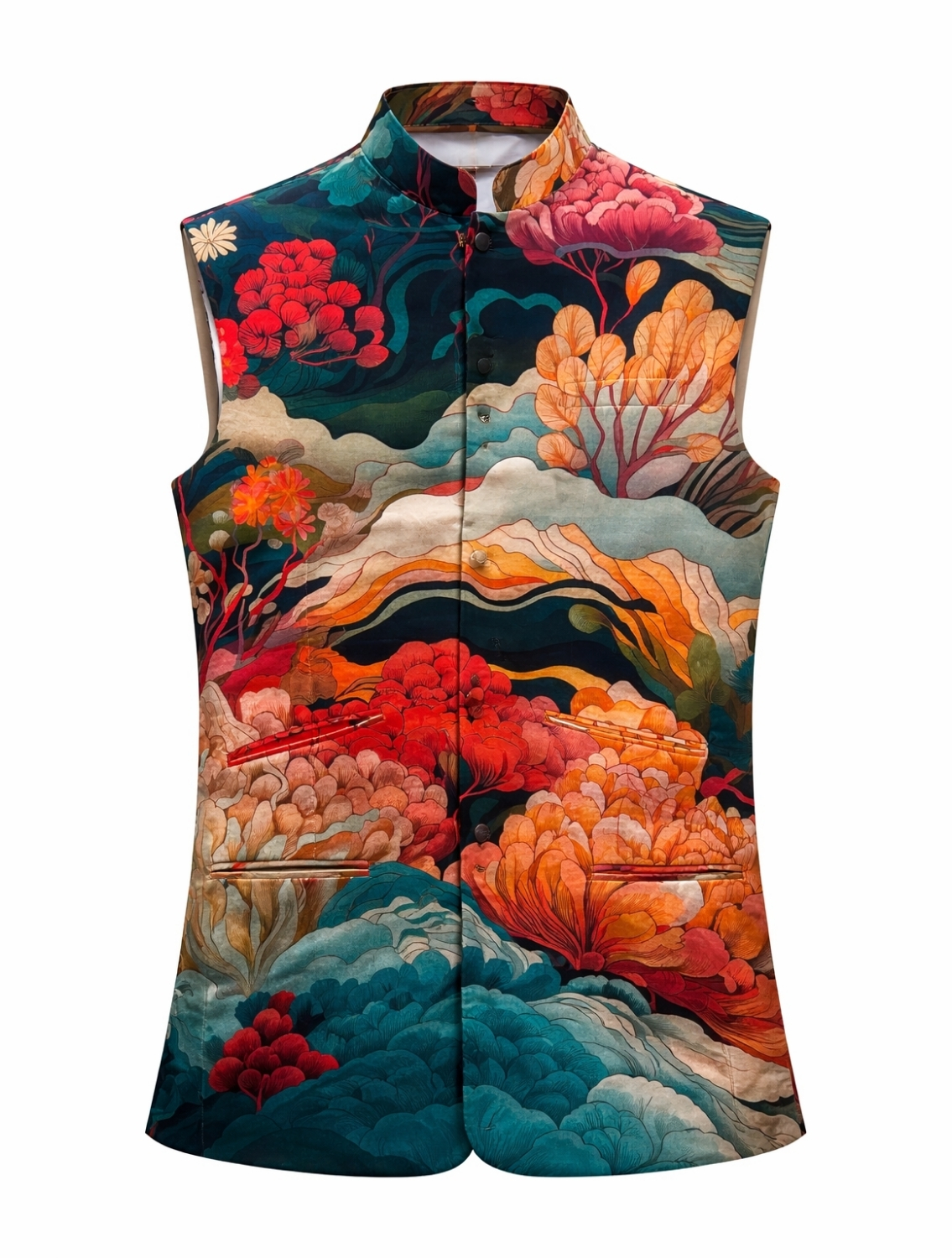 Ladhak Printed Waistcoat