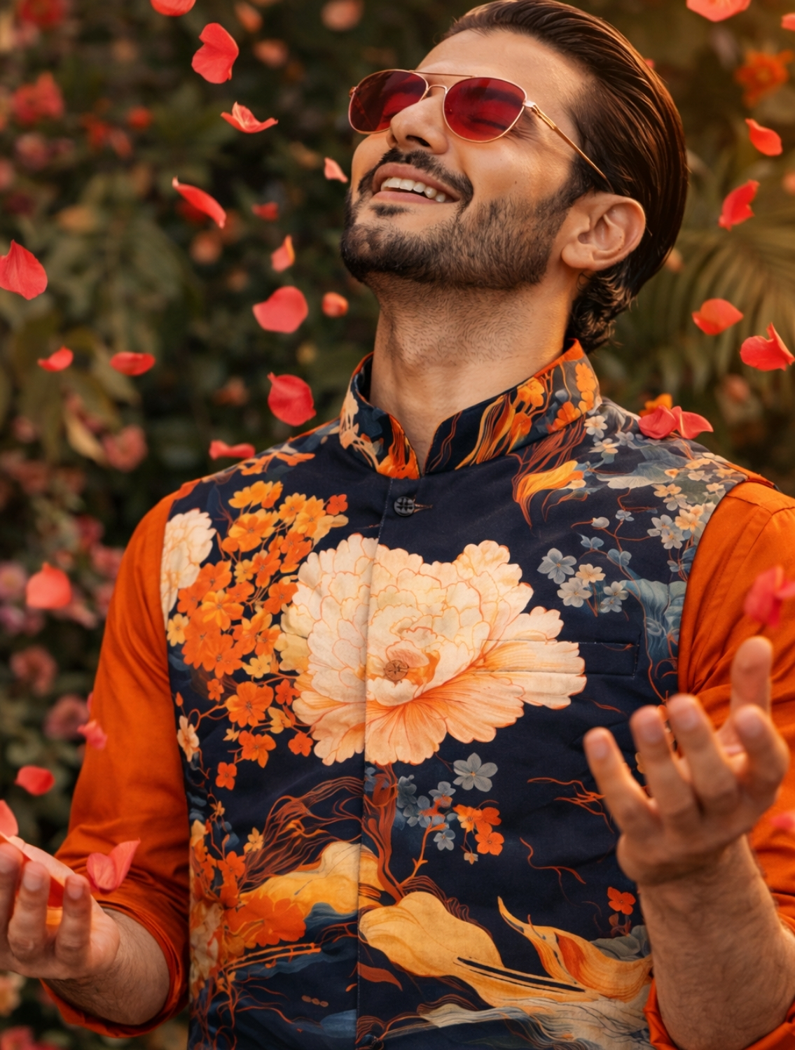 Firaq Printed Waistcoat