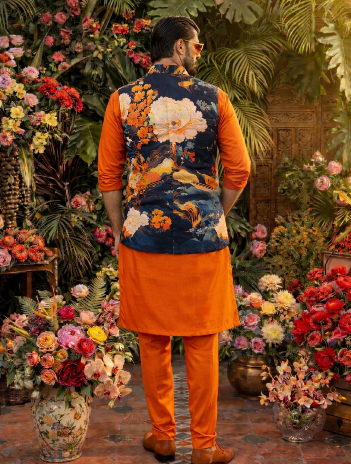 Firaq Printed Waistcoat