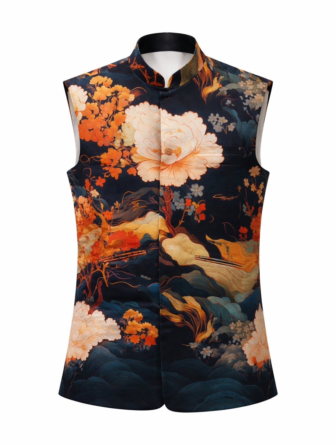 Firaq Printed Waistcoat