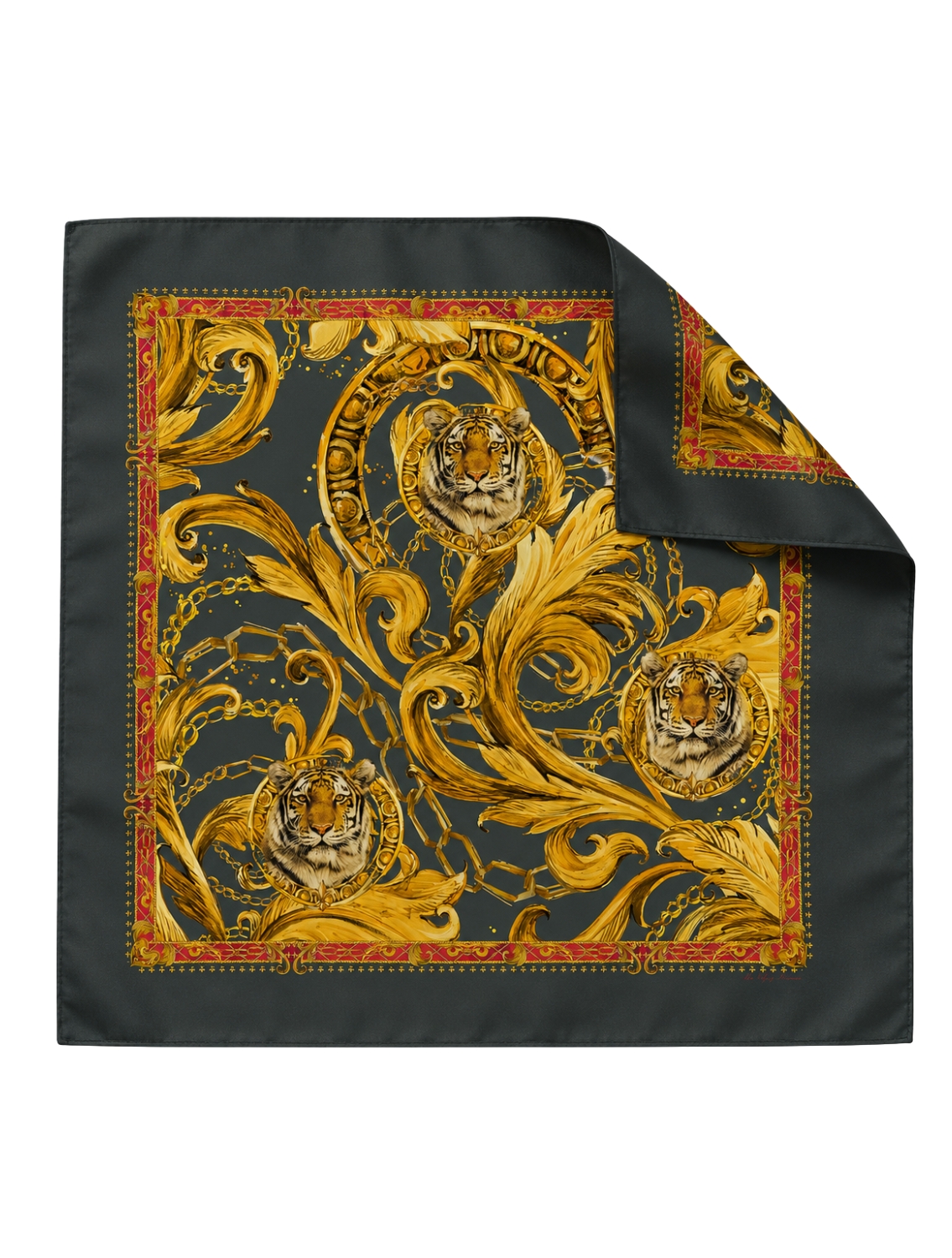 Baroque Tiger Pocketsquare
