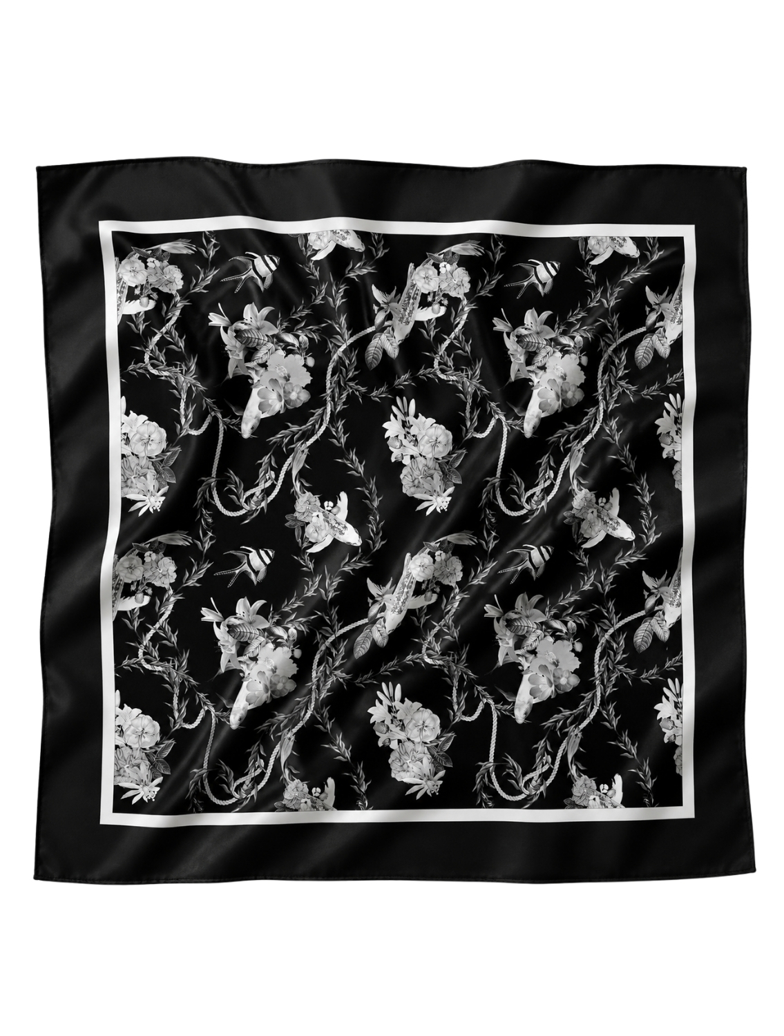 Black Noesis Pocketsquare