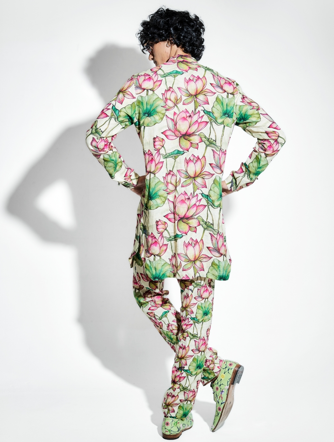 Netra Lotus Printed Coord Set