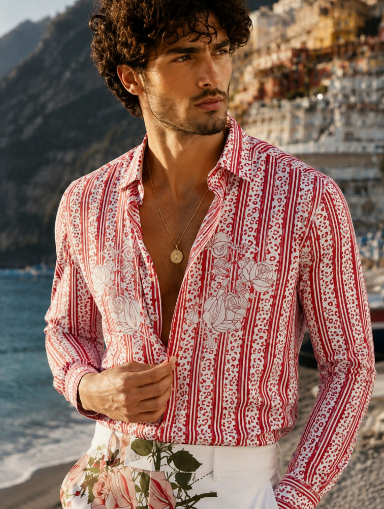 Image of Garden Gulab Printed Shirt