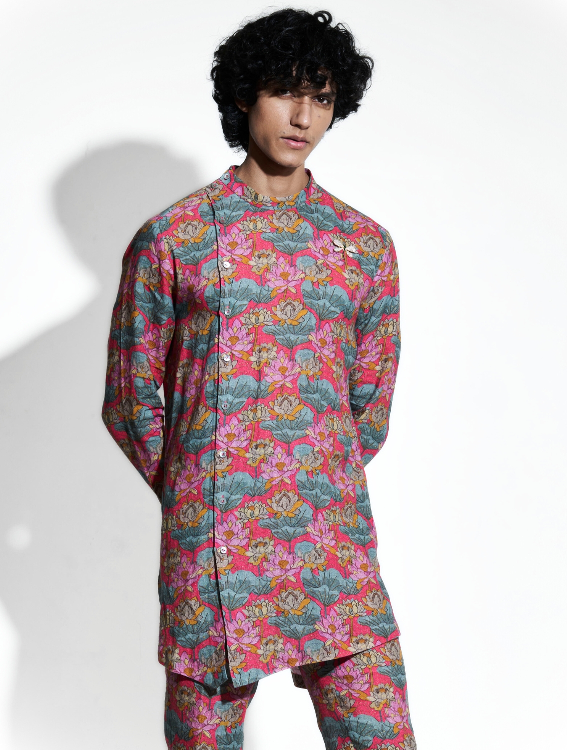 Haus Printed Linen Shirt
