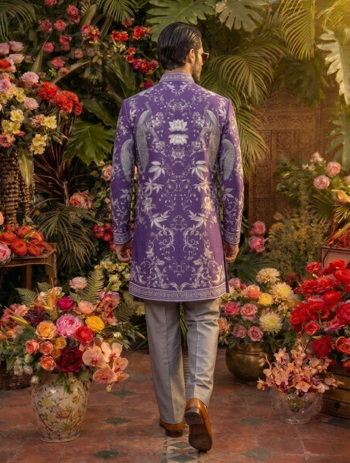 Paars Festive Kurta Pant Set