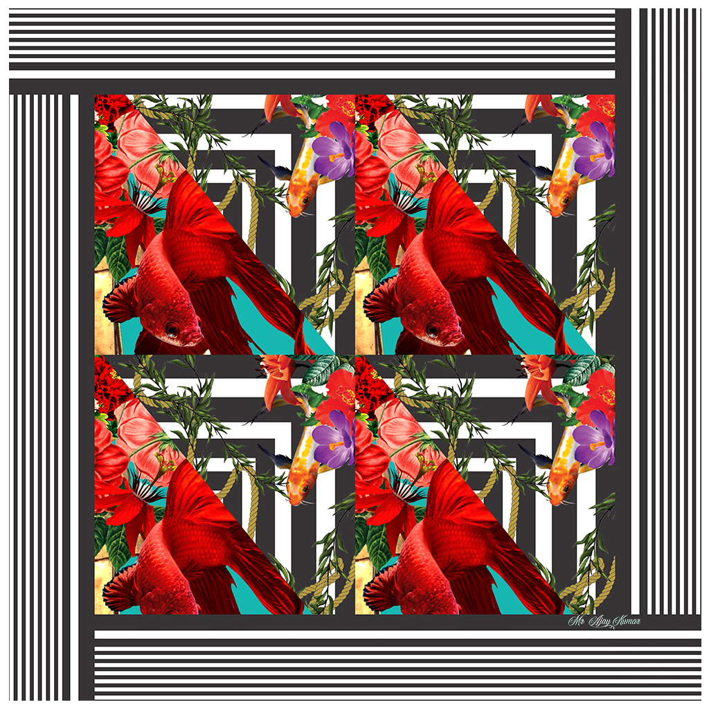 Ninja Silk Scarf