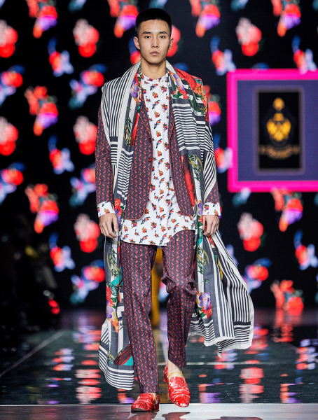 Morgan All-over Printed Suit by Mr. Ajay Kumar