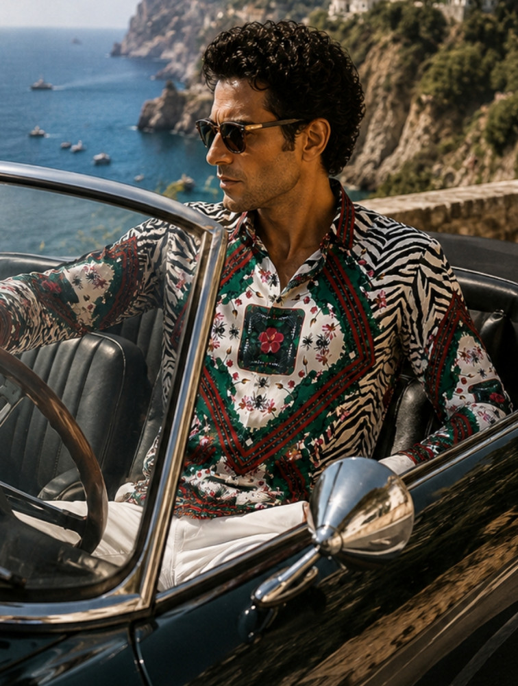 Image of Safari Resort Printed Shirt