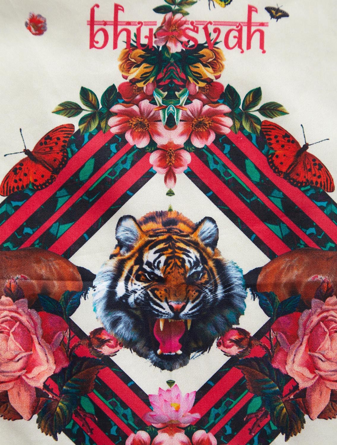 White Tiger Pocketsquare