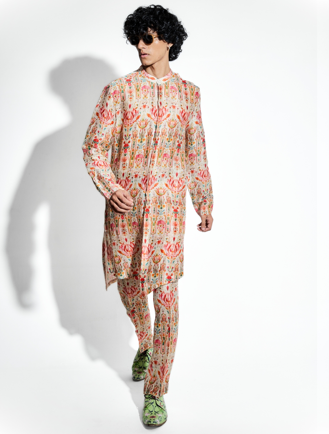 Ambar Silk Linen Coord Set