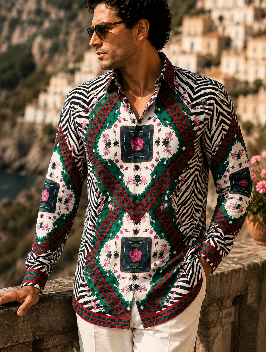 Safari Resort Printed Shirt